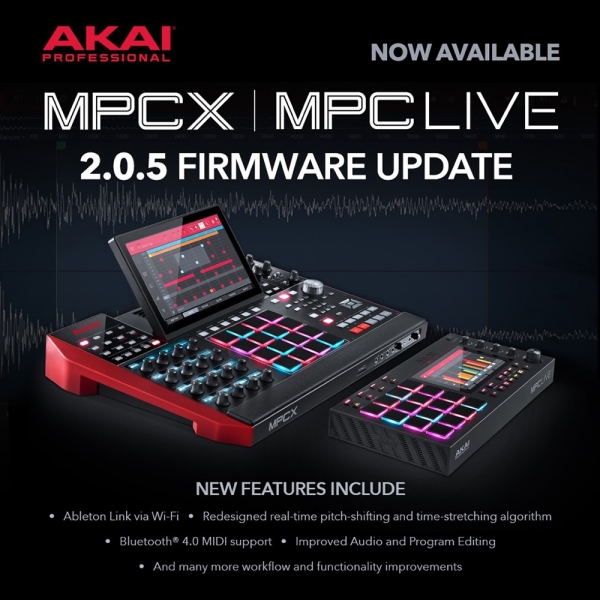 Важное обновление прошивки для Akai MPC X и MPC Live