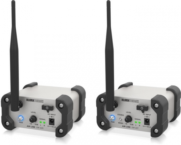 Klark Teknik Air Link DW 20R и 20T – устройства для беспроводной передачи звука
