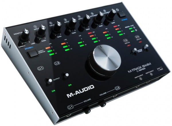M-Audio M-Track 8X4M — звуковой интерфейс с 4 микрофонными входами и подключением по USB-C