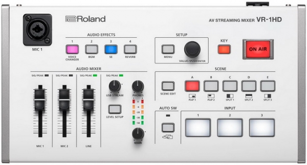 Roland VR-1HD – микшер для потоковой передачи мультимедиа