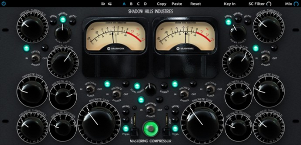 Brainworx Shadow Hills Mastering Compressor – эмуляция популярного студийного компрессора