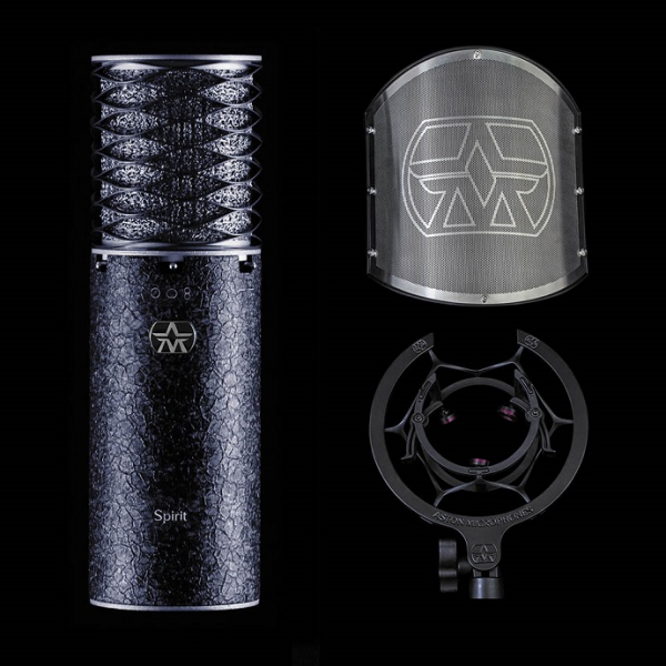 Aston Microphones Spirit Black Bundle - лимитированная версия микрофона Spirit
