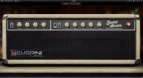 Nembrini Audio Sound Master Custom Tube - виртуальный гитарный усилитель Fender Tone Master