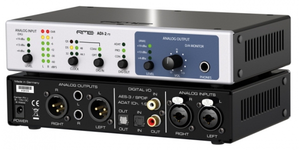 RME ADI-2 FS – более доступная версия популярного студийного конвертора ADI-2 PRO