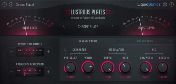 Slate Digital Lustrous Plates  –  плагин эмулирующий пластинные ревербераторы