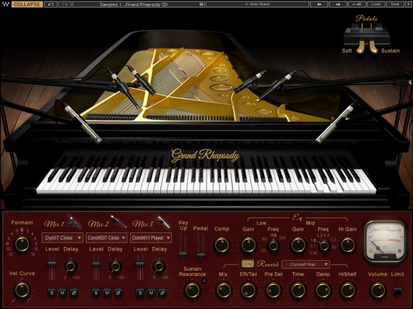 Grand Rhapsody Piano – новый виртуальный инструмент от Waves Audio