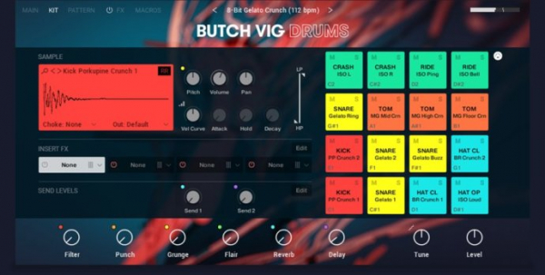 Native Instruments Butch Vig Drums – виртуальная барабанная установка