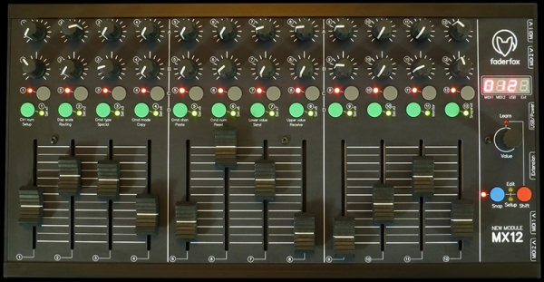Faderfox MX12 и PC12 – универсальные MIDI-контроллеры с возможностью расширения