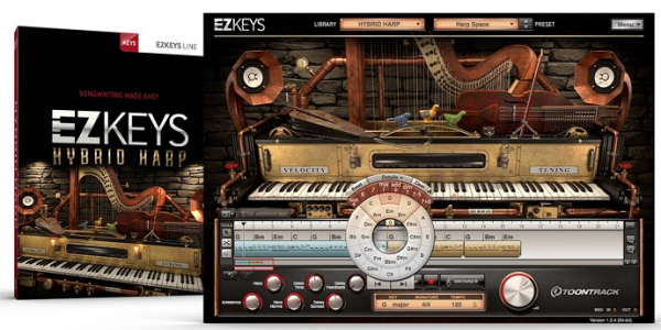 Toontrack EZkeys Hybrid Harp — гибридная арфа