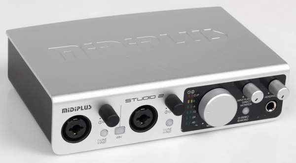 Midiplus Studio 2 – бюджетный двухканальный USB-аудиоинтерфейс