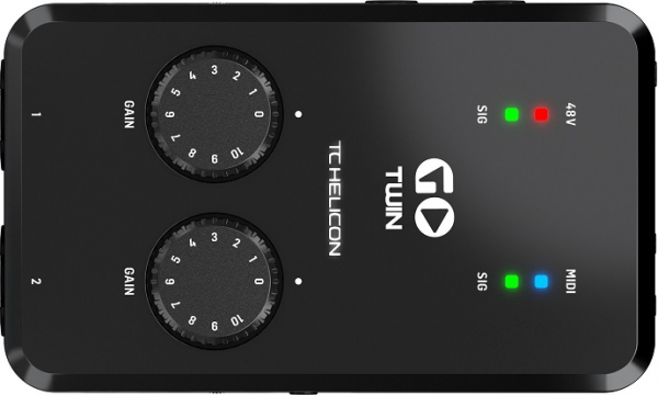 TC Helicon Go Twin - двухканальный аудиоинтерфейс для портативных устройств