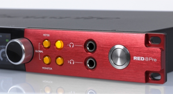 Focusrite RED 8PRE — флагманский звуковой интерфейс 64x64 c подключением по Thunderbolt и Dante