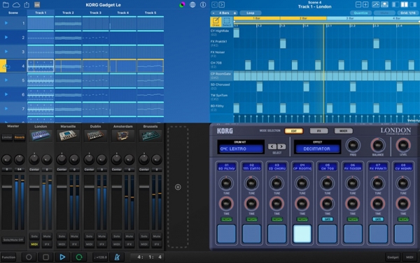 Korg Gadget LE for Mac – бесплатная версия популярного музыкального ПО