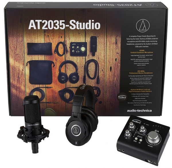 Audio-Technica AT2035-Studio – недорогой комплект для звукозаписи