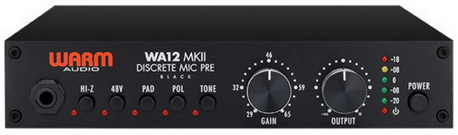 Warm Audio WA12 MKII Black – микрофонный предусилитель
