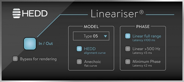 HEDD Lineariser – виртуальный процессор для выравнивания фазовой и частотной характеристик студийных мониторов HEDD