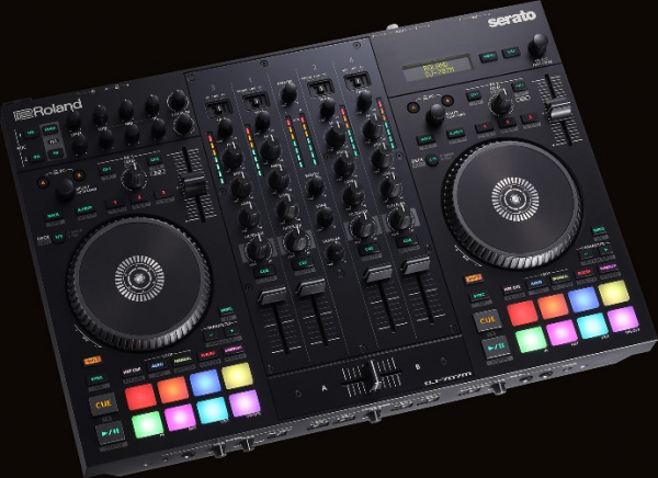 Roland DJ-707M – профессиональный 4-х дековый DJ контроллер