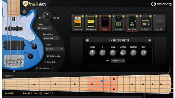 Steinberg Electric Bass – программная бас-гитара