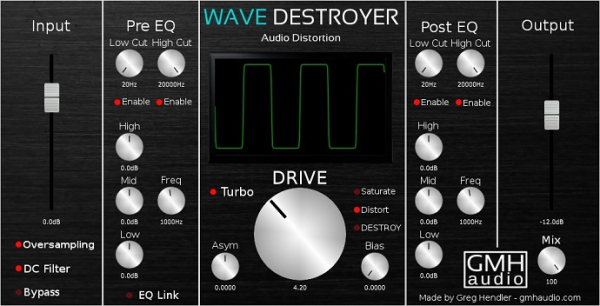 GMH Audio Wave Destroyer - бесплатный дисторшн