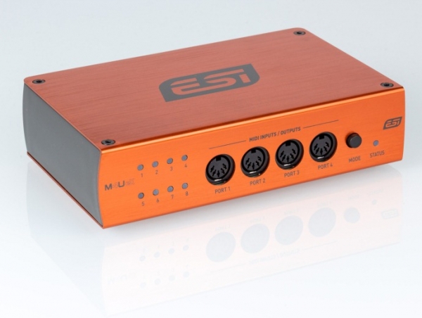 ESI M4U eX, M8U eX — первый в мире MIDI интерфейс с USB3.0 подключением
