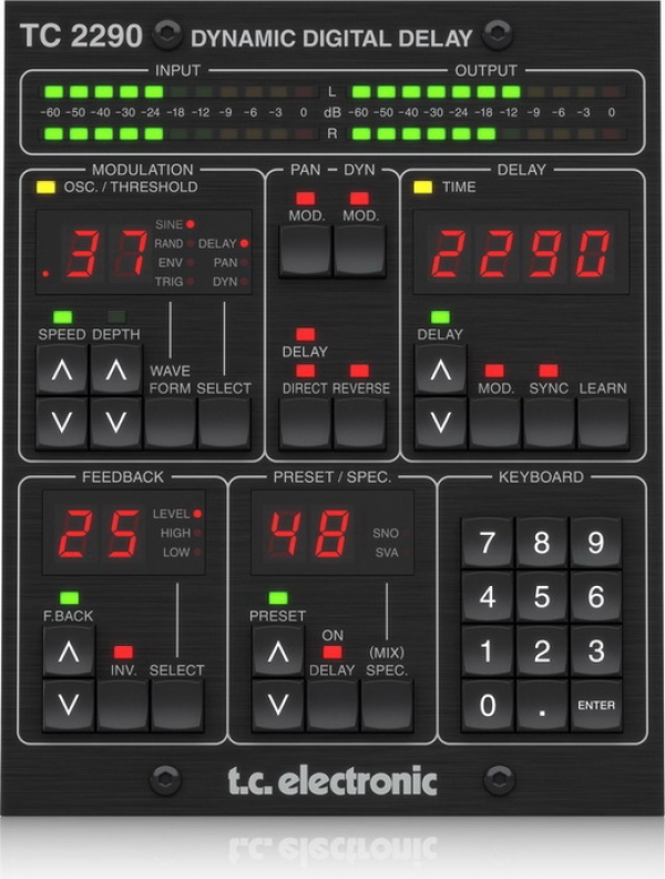 TC Electronic TC2290-DT – программный делей с физическим контроллером