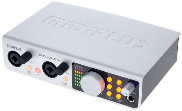 Midiplus Studio 4 – бюджетный USB-аудиоинтерфейс