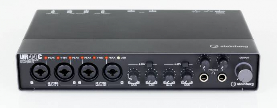 Steinberg UR44C — четырехканальный USB 3.0 звуковой интерфейс новой серии