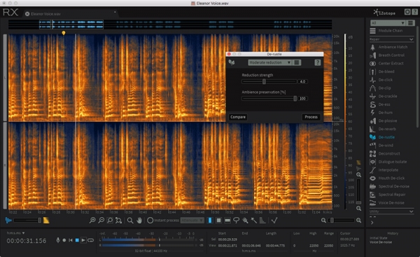 iZotope RX 6 – новая версия программного обеспечения для реставрации звука