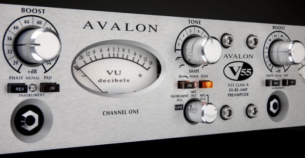 Avalon Design V55 – аналоговый двухканальный предусилитель A класса
