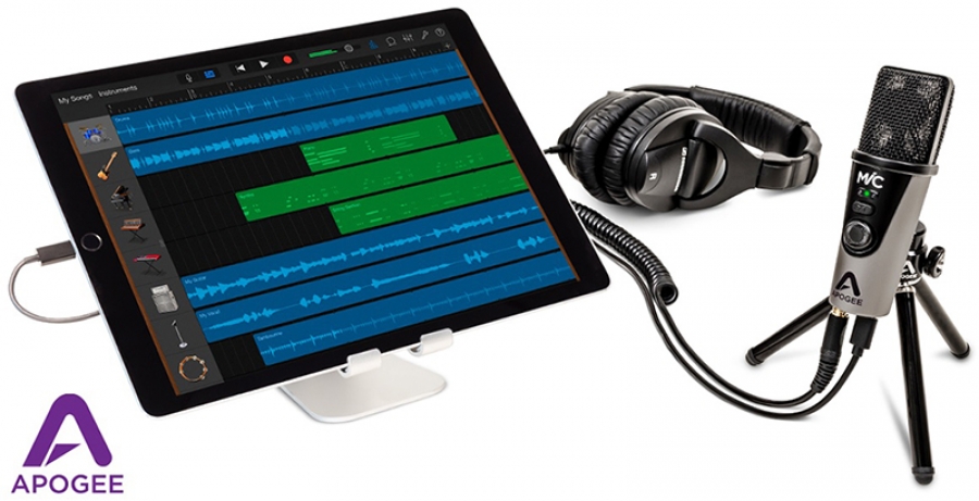 Apogee MiC Plus – конденсаторный USB-микрофон, совместимый с Mac, PC и iPad/iPhone