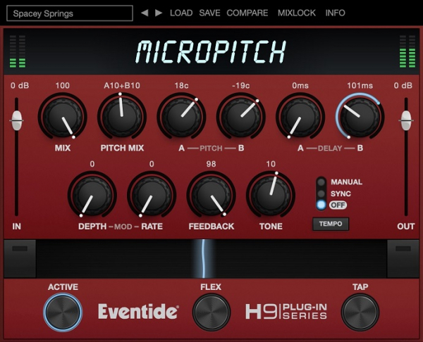 Eventide MicroPitch - виртуальный питч-шифтер