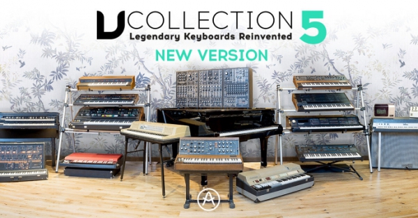 Arturia V COLLECTION 5 — пятое поколение коллекции легендарных клавишных инструментов Arturia